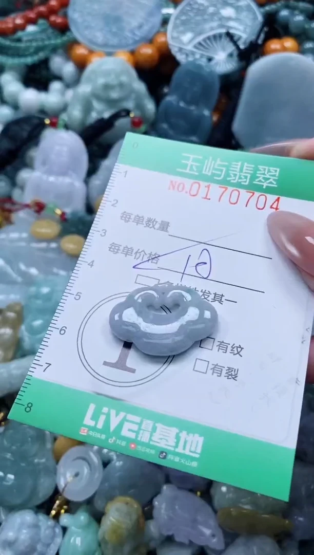 翡翠未镶嵌颈饰闪购0170704多样性发其一