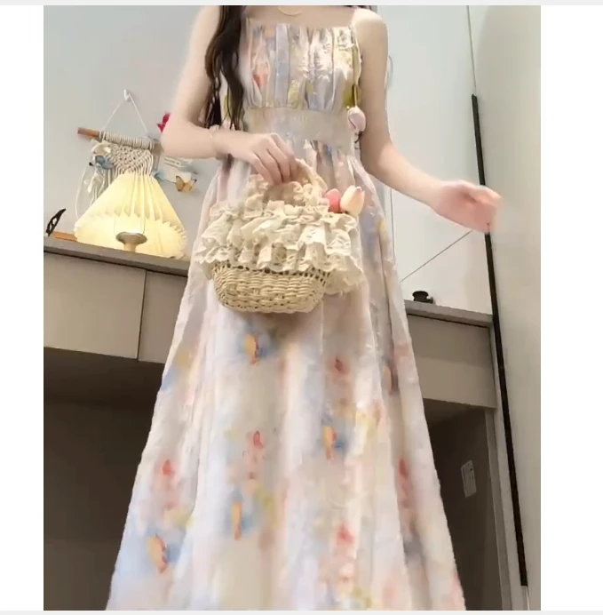 2025夏季新款网红同款洋气韩版潮流连衣裙女Ta-z6