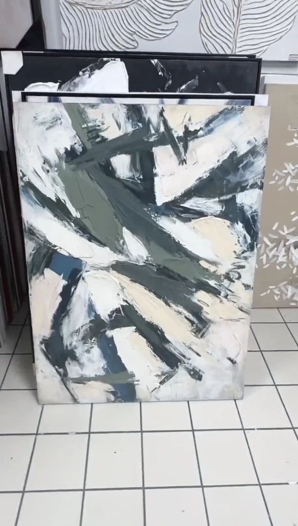竖款168美术馆 装饰画120*90