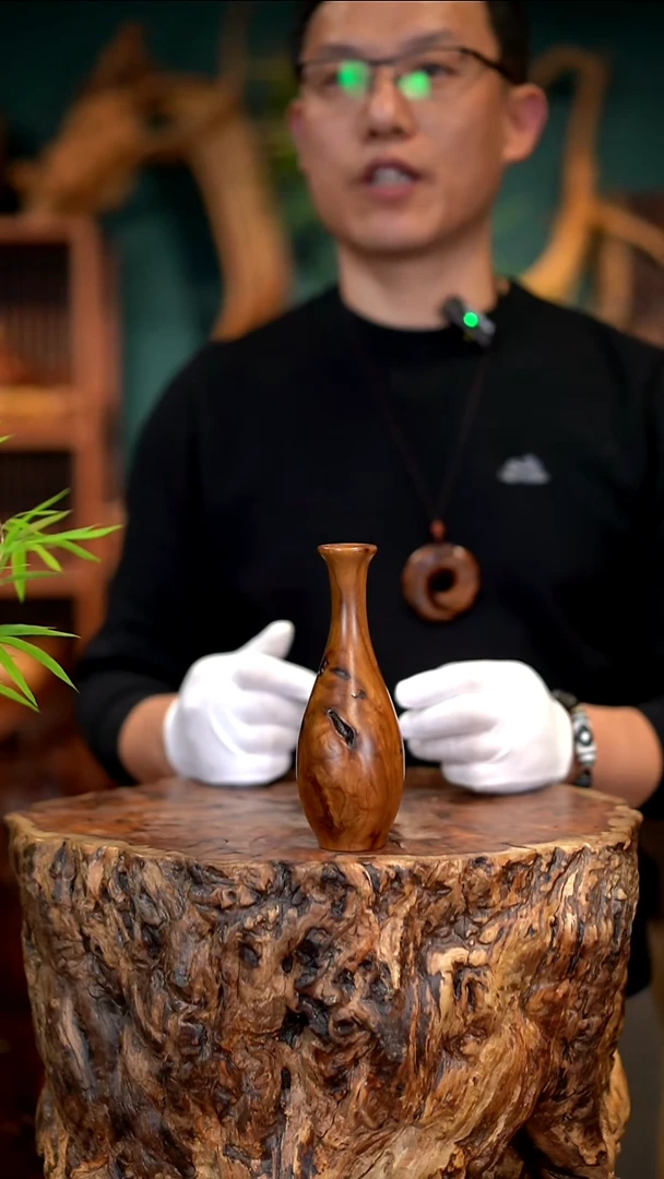 木雷击枣木玉净瓶