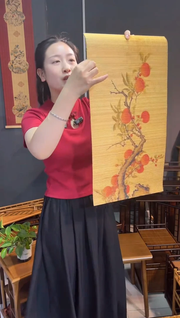 小柿柿如意 精品细竹丝茶席