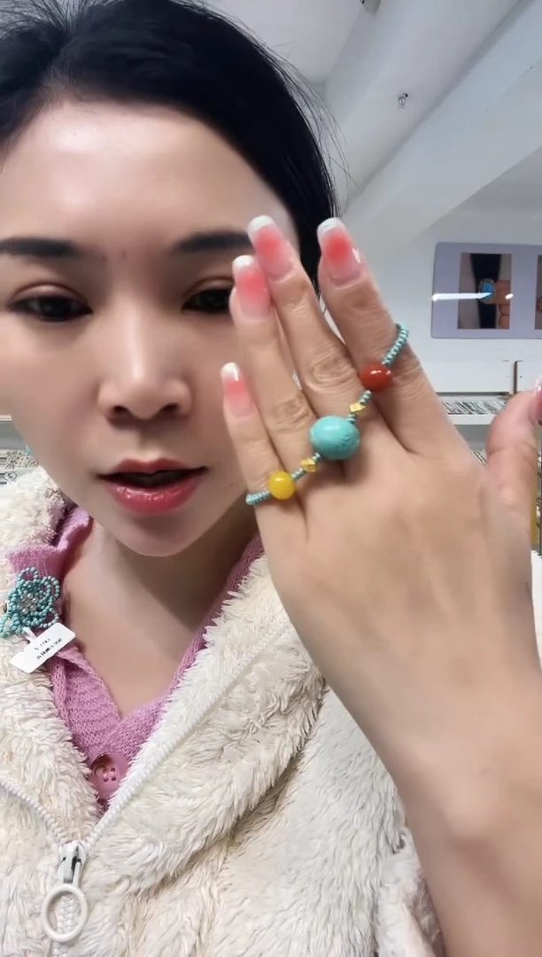 未镶嵌绿松石手链发货一件