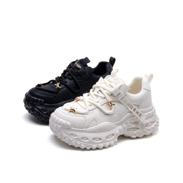 【芳奢心心念念】老爹鞋女秋季新款增高复古拼色小个子休闲运动鞋