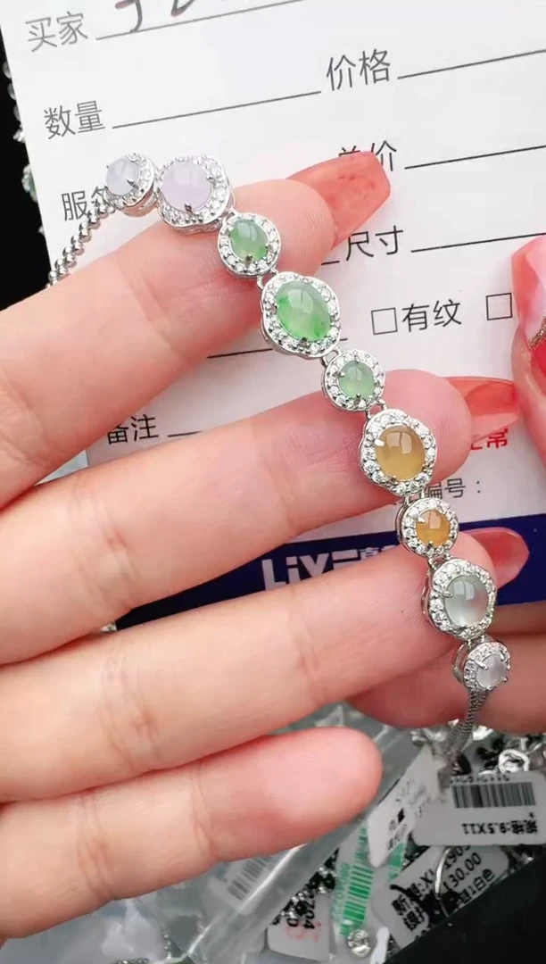 银S925镶嵌戒指翡翠1111