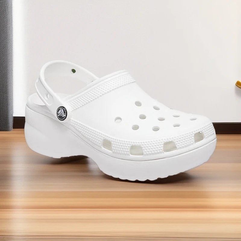 CROCS/卡骆驰厚底云朵洞洞鞋户外休闲时尚一脚蹬沙滩鞋拖鞋