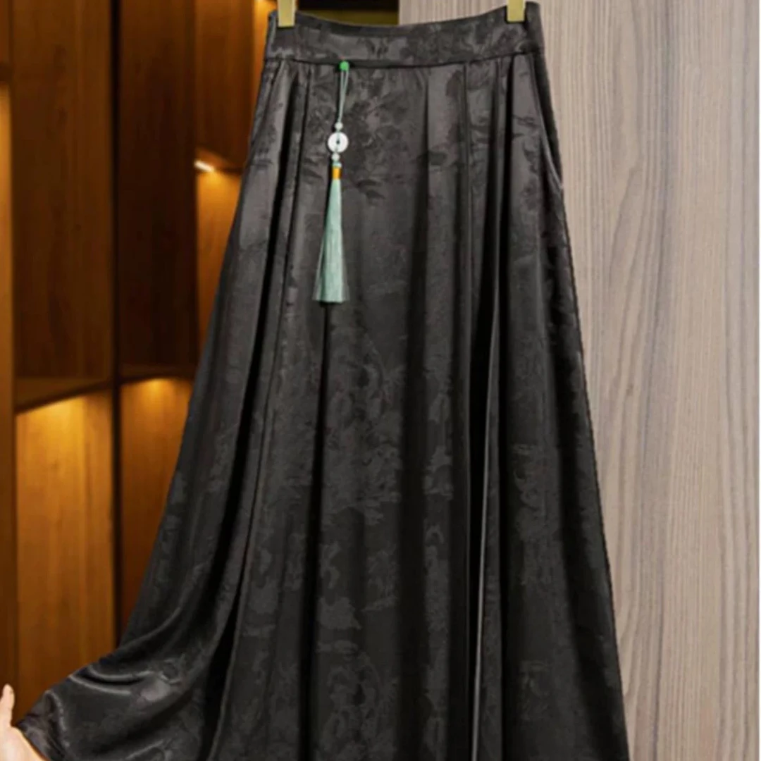 Q260复古中国风显瘦休闲春秋款马面裙