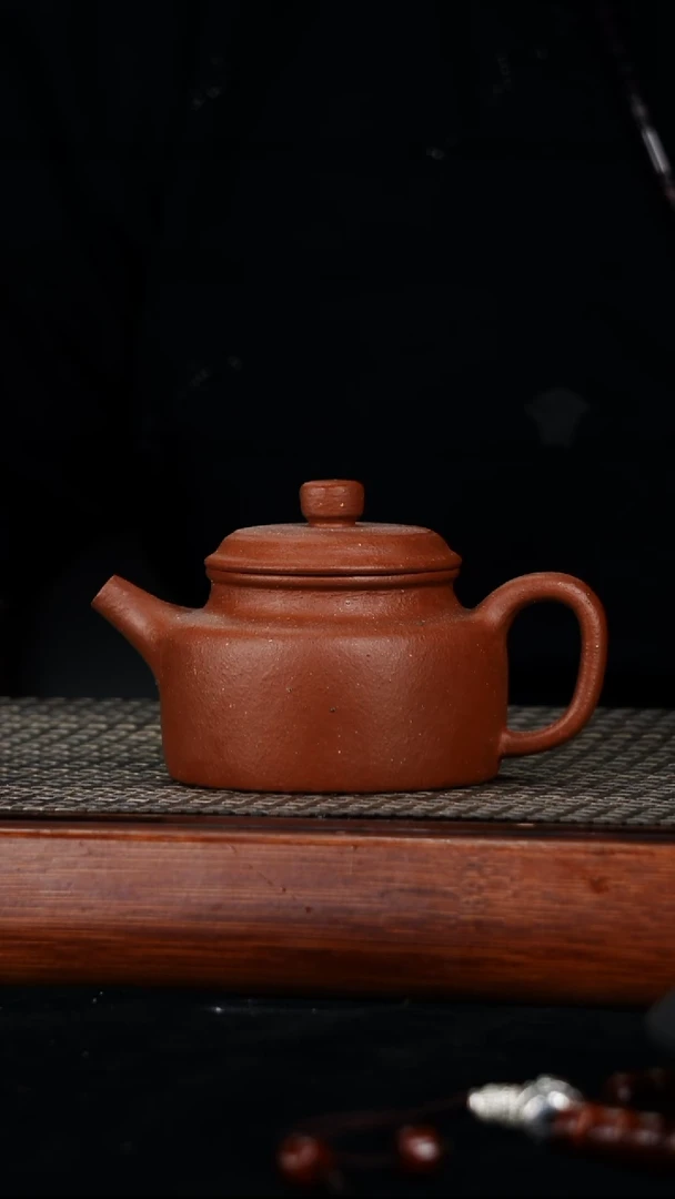 茶壶紫砂原矿生砂朱泥德钟240cc
