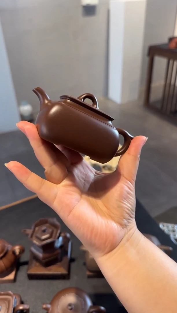 茶壶紫砂路*?长四方 紫砂壶