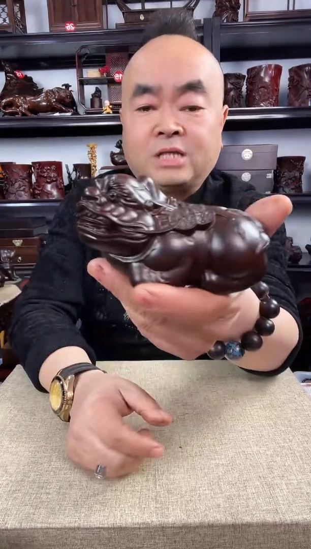 木貔貅老李红木工艺品