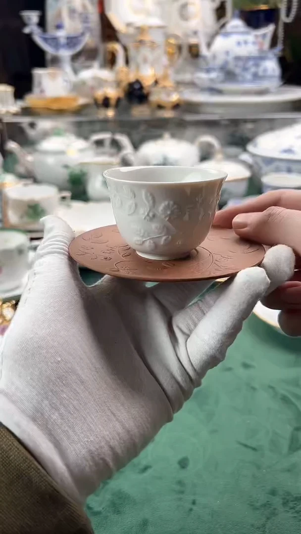 【闪购商品】瓷片梅森博特格尔茶盏碟