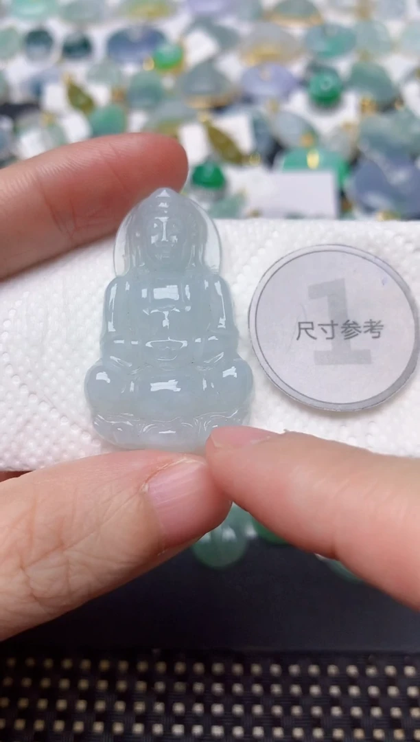 颈饰未镶嵌翡翠天然缅甸A货翡翠