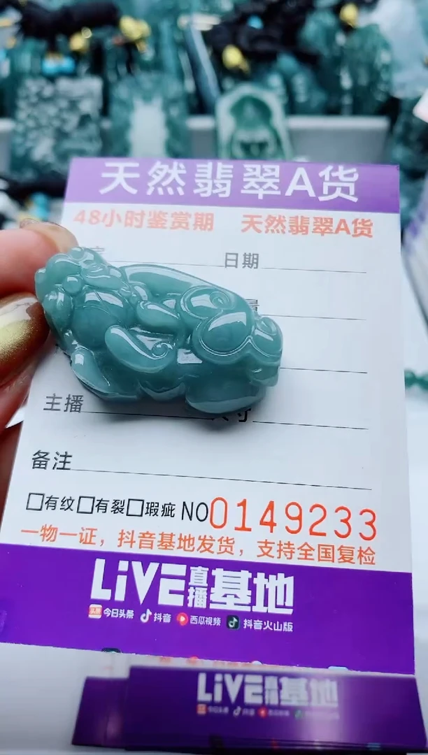 颈饰未镶嵌翡翠