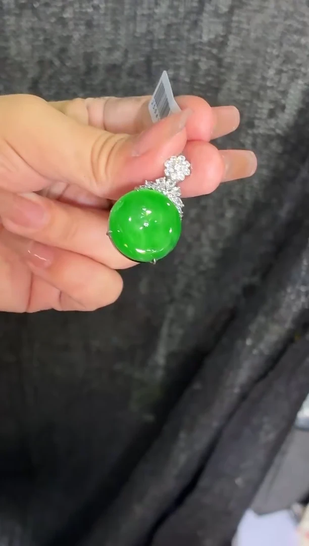 银S925镶嵌定制翡翠82定制翡翠-多样性发货（发其一）