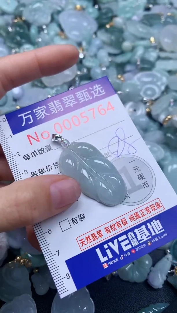 吊坠(不含链)未镶嵌翡翠5764