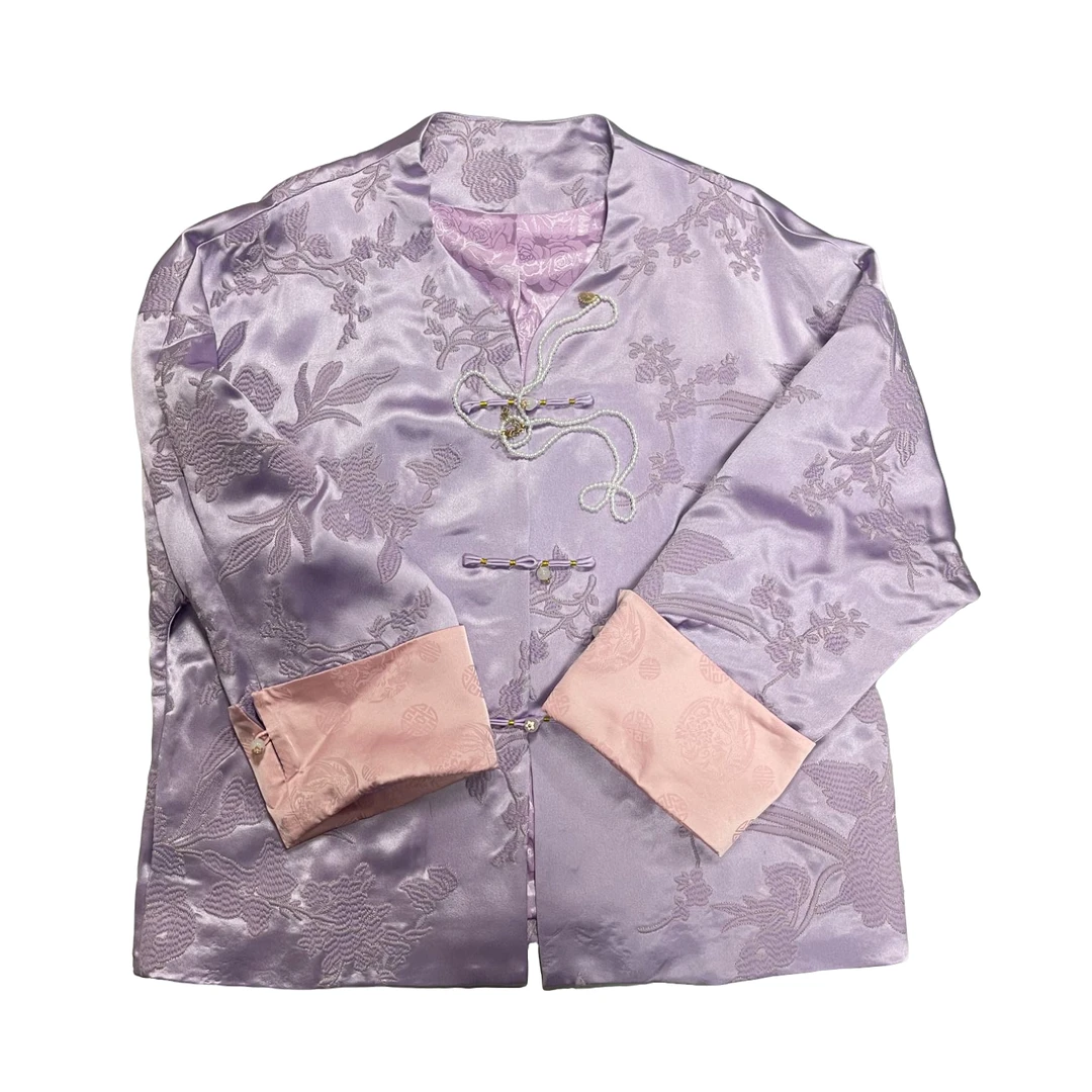 新中式国风提花外套女春秋季高级感小众设计新款WT-082