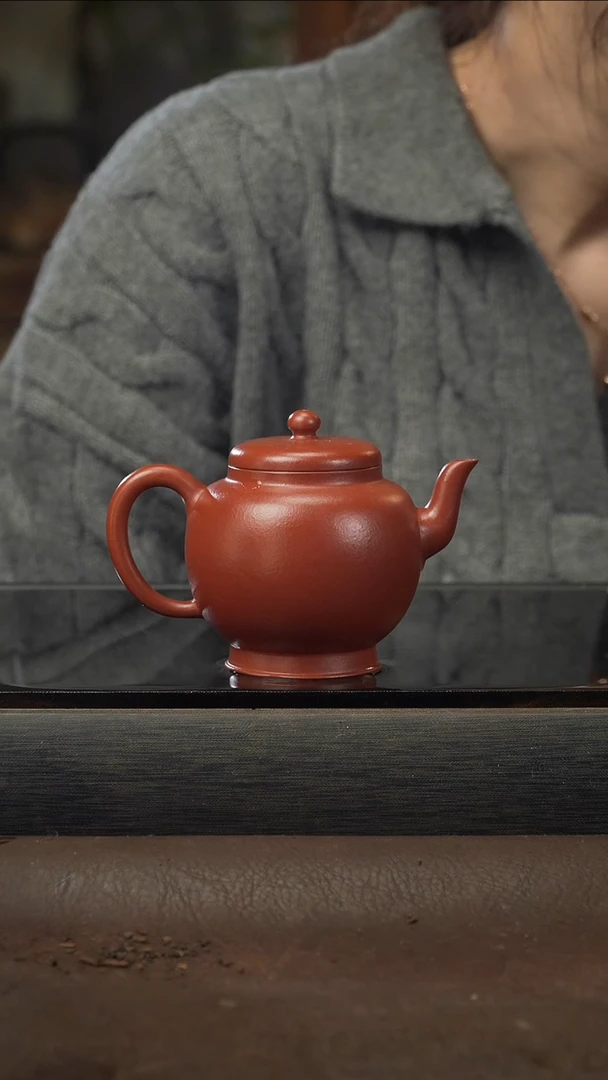 茶壶紫砂23 南州高士 朱泥 180cc