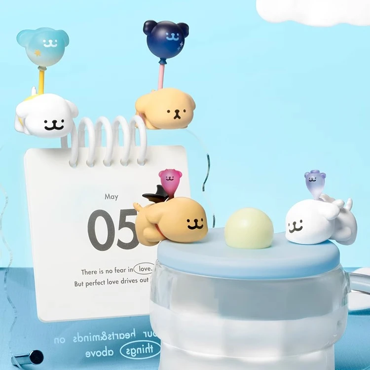 【拆盒】线条小狗趣趴趴系列盲袋车载摆件装饰盲盒玩偶