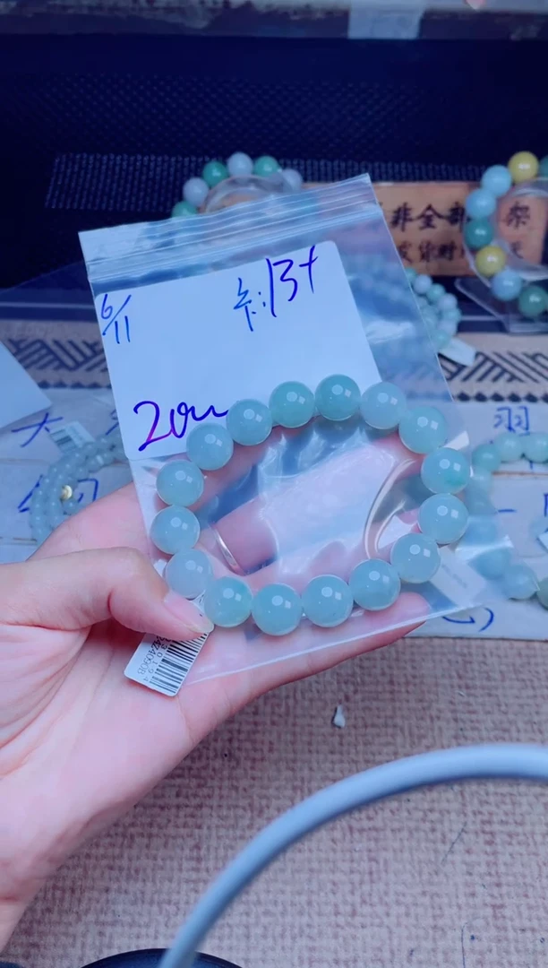 定制翡翠未镶嵌珠串多样性发货