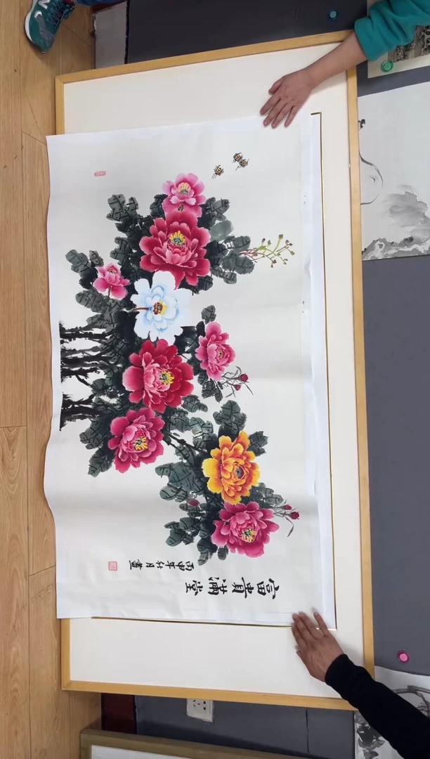 国画山水花鸟人物国画