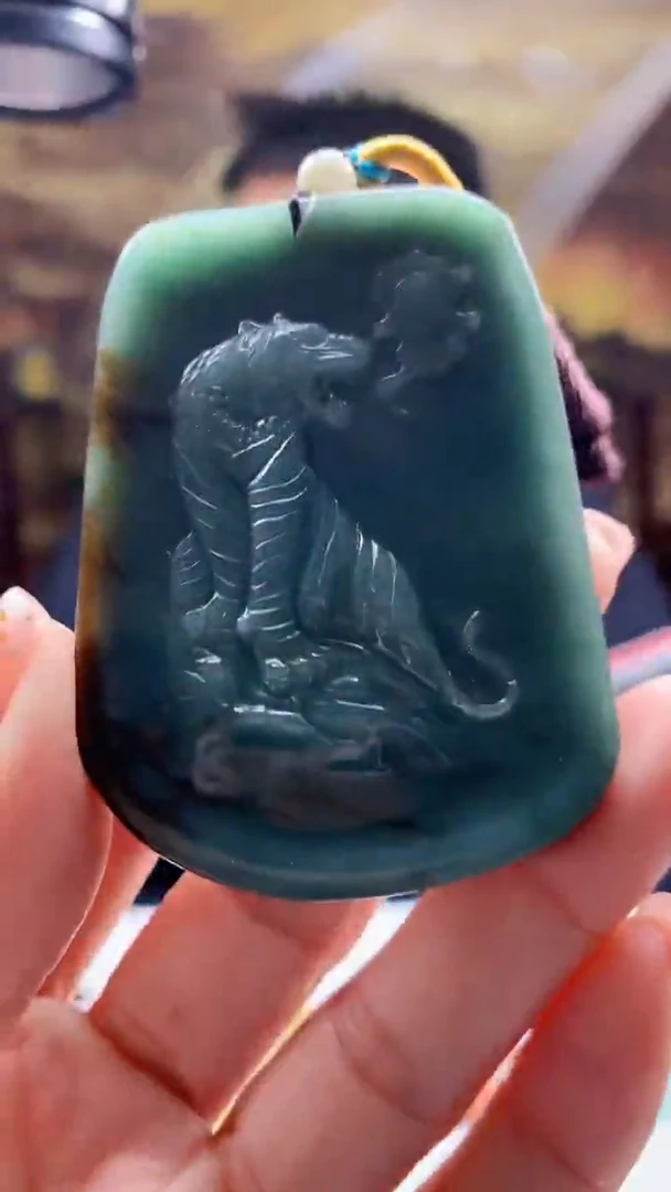 定制翡翠未镶嵌1097jj-毛货挂件19