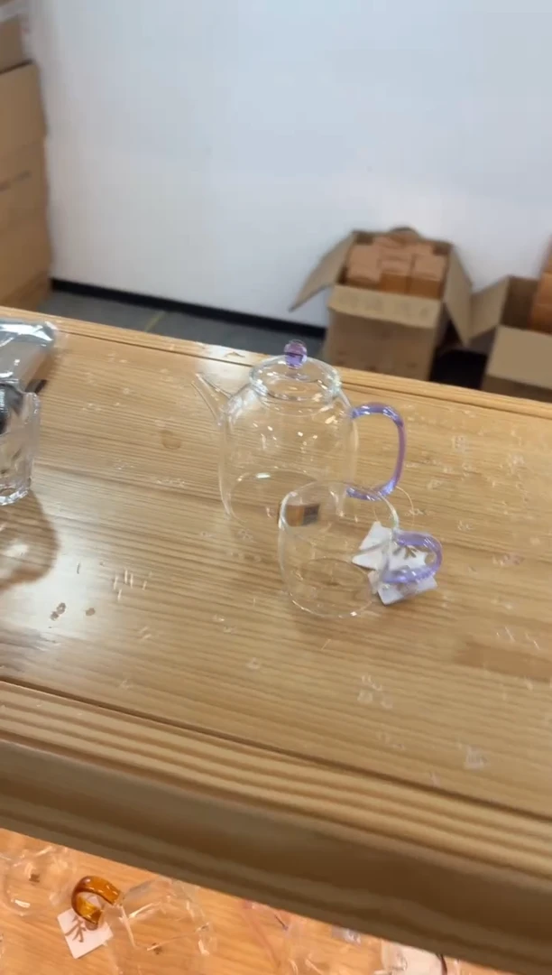 禾器-宴辰壶-浅紫色+清禾杯1个