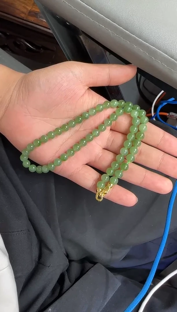 和田玉未镶嵌项链【陆529】42 7023