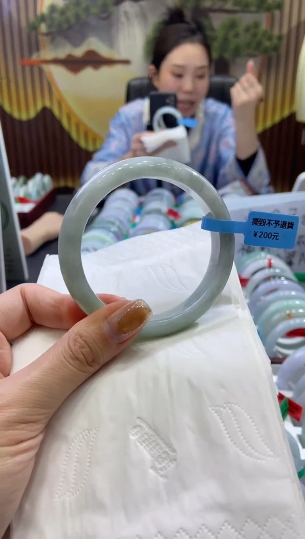 未镶嵌手镯翡翠0006577