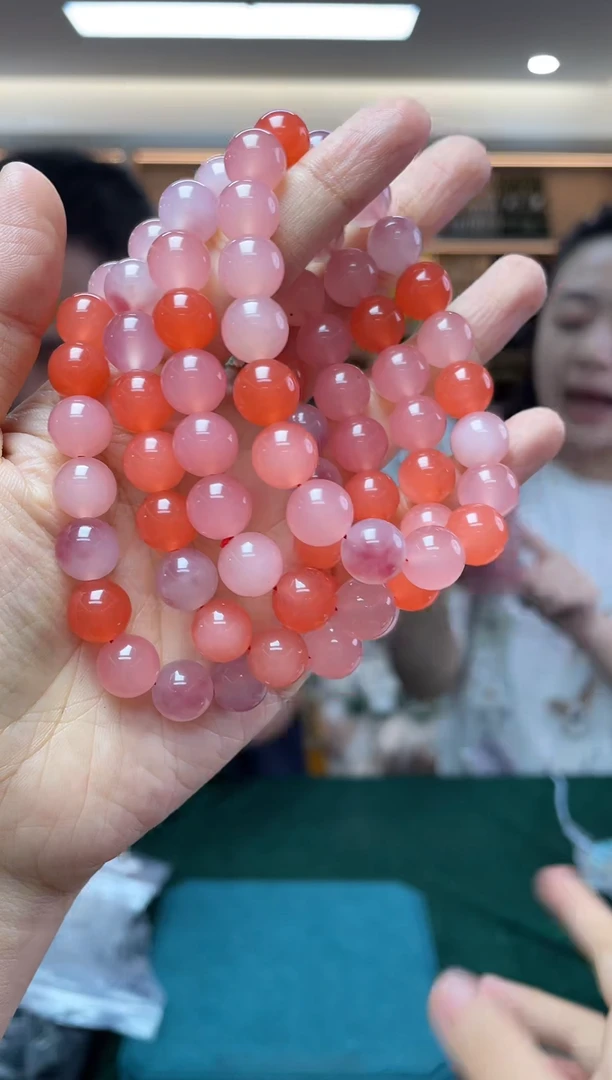 玛瑙/玉髓·未镶嵌多样性发一件