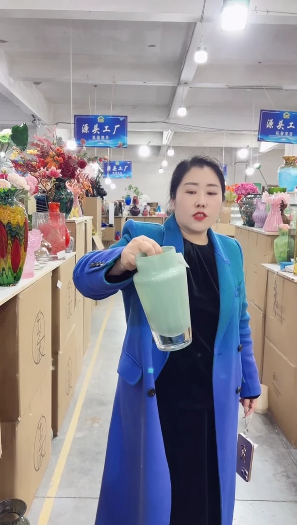 【闪购商品】玻璃唐总花瓶厂微瑕-7APXE