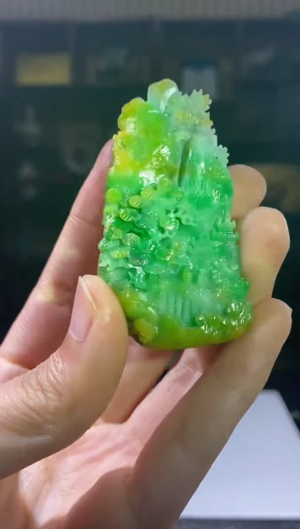 未镶嵌定制翡翠JJ翡翠毛货WZ-64