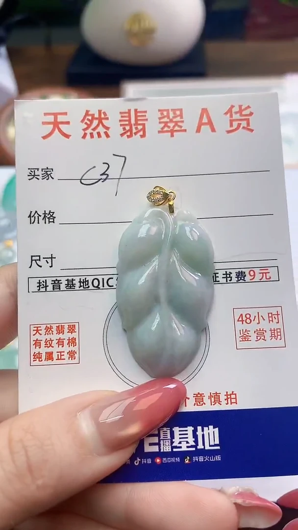 颈饰未镶嵌翡翠天然A货翡翠挂件