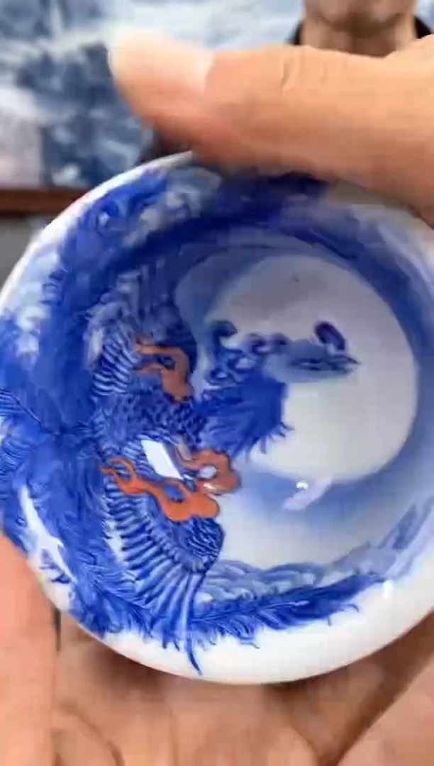 吴义松陶瓷联盟手绘陶瓷编码：7446