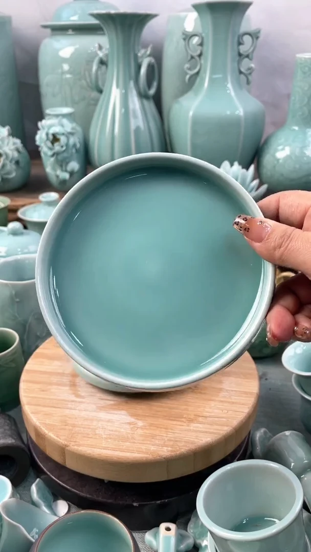 【闪购商品】特价 微瑕 慧仙青瓷
