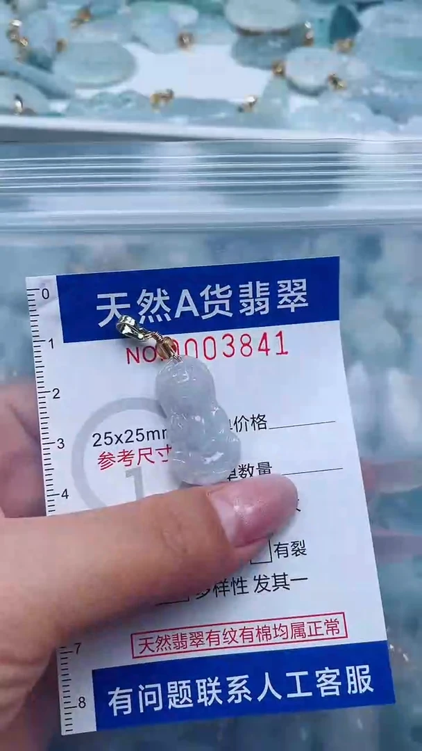 翡翠未镶嵌吊坠(不含链)1