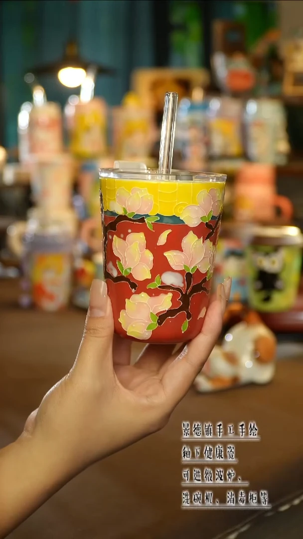 景德镇陶瓷手工手绘&A457