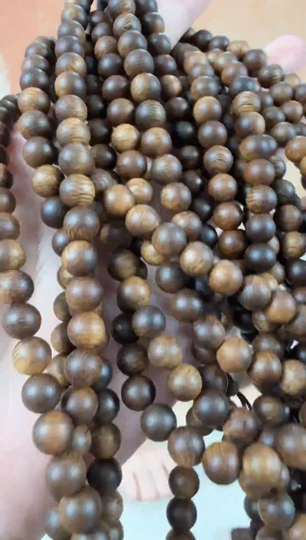 沉香沉香碎屑09沉香沉水浮圆珠多圈卡6多样性发其一