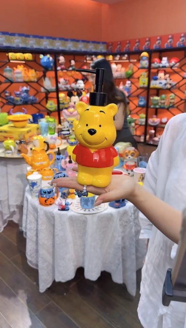 瓷片@@立体陶瓷分装按压瓶