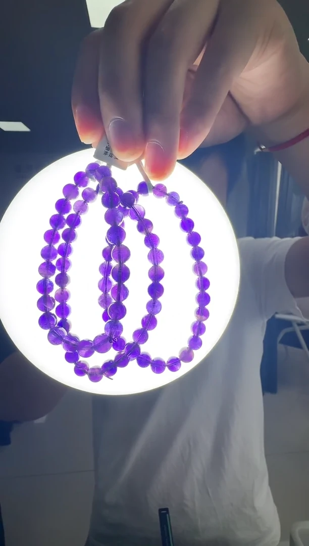 水晶手链未镶嵌6450CK 约6mm多样性发一件