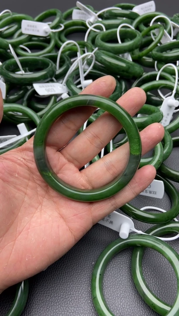 未镶嵌手镯和田玉（碧玉）33-63.5