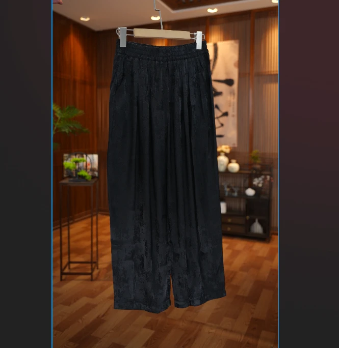 Y 国风新中式女装气质小脚长裤 CK25002