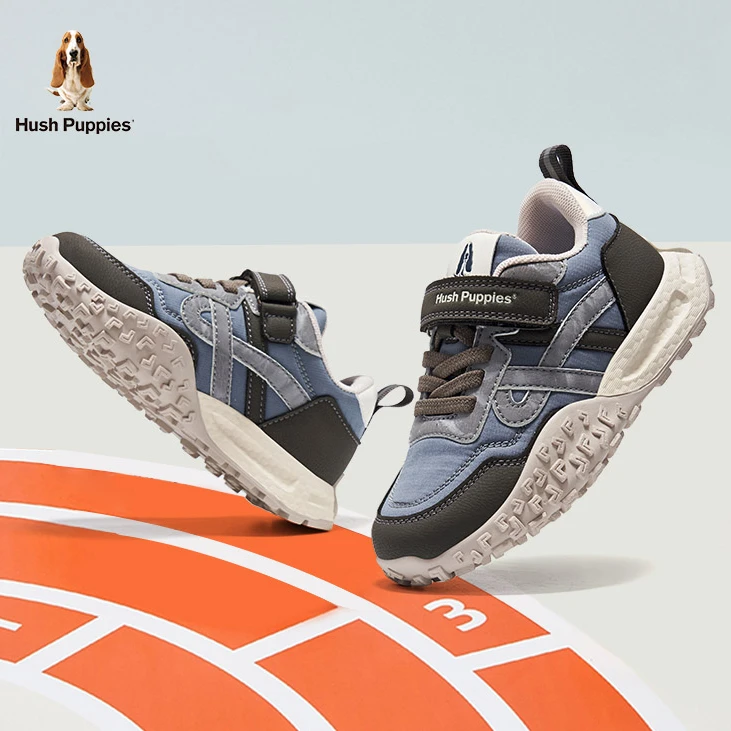 暇步士儿童鞋春秋阿甘德训鞋6-12岁软底防滑户外休闲鞋跑步运动鞋