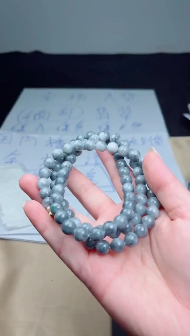 翡翠未镶嵌颈饰珠串