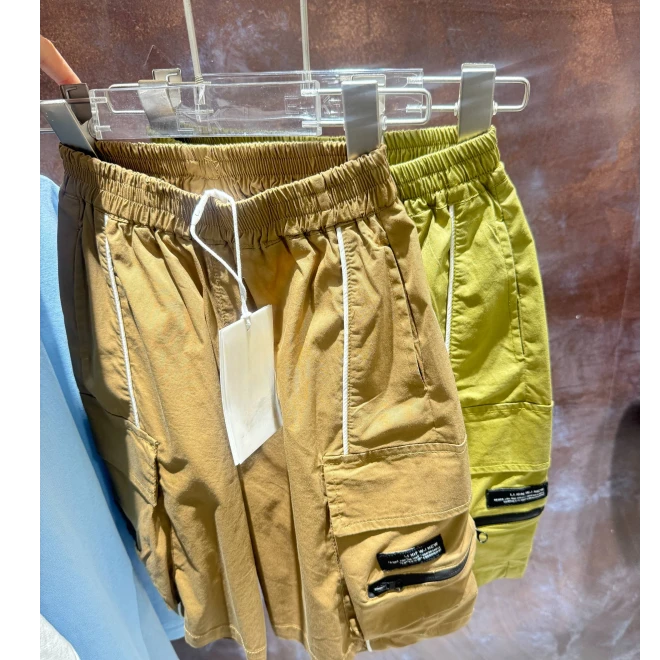 2025夏季新款中大童薄款潮酷轻薄裤子百搭帅气短裤/KZW025W
