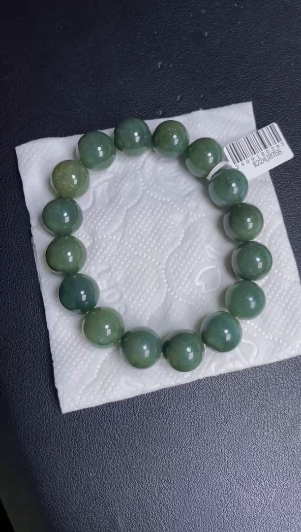 未镶嵌手链翡翠珠串