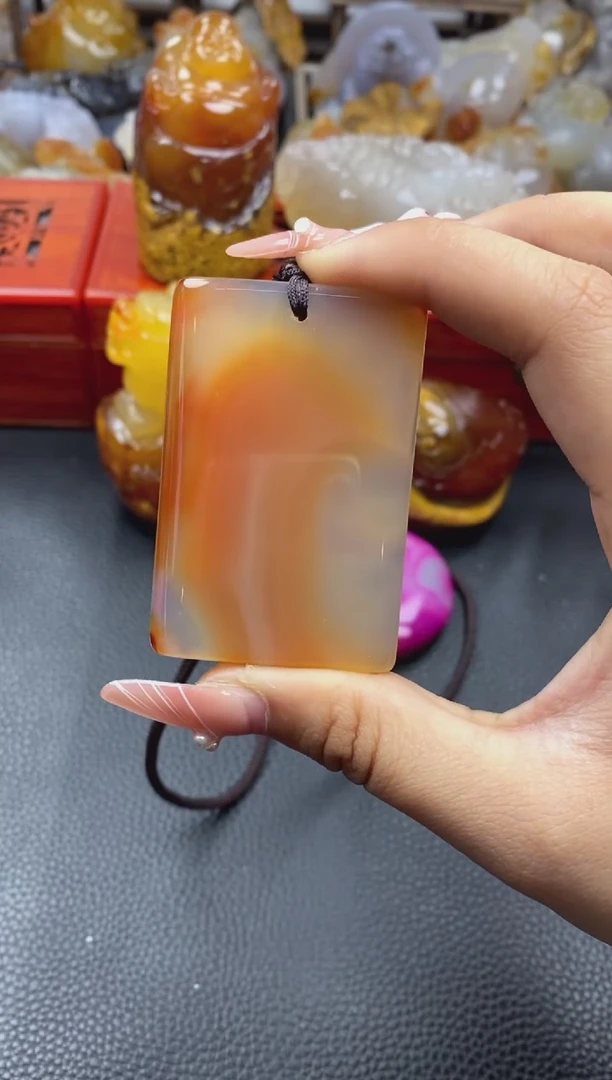 【闪购商品】玛瑙/玉髓挂件未镶嵌00