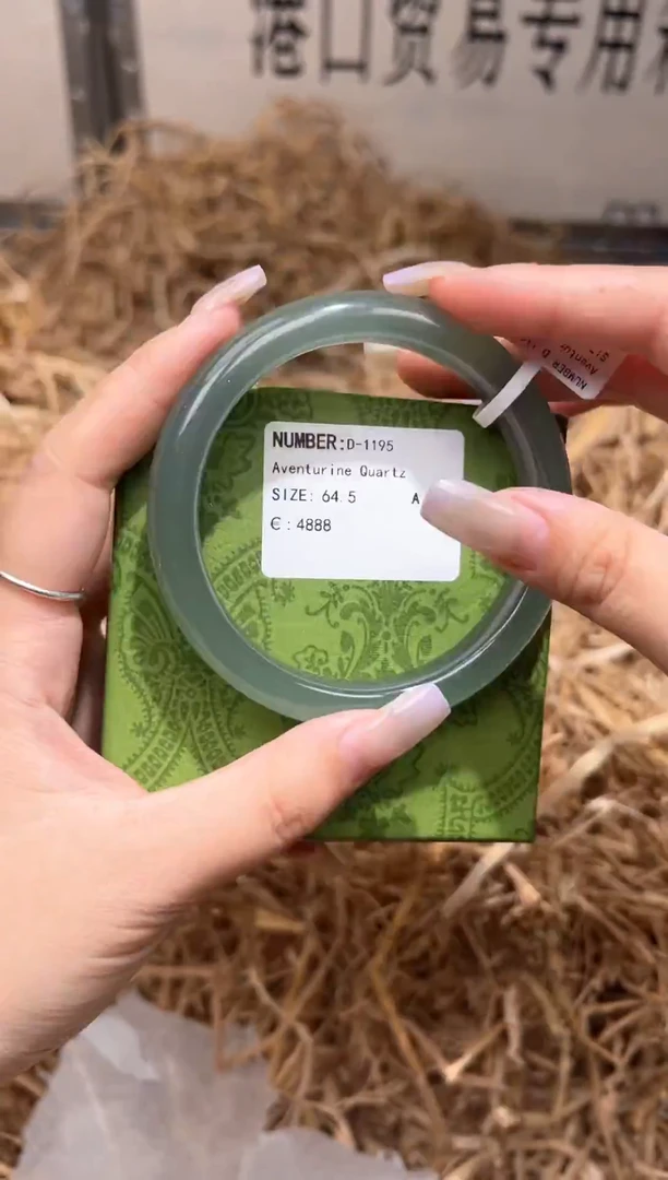 未镶嵌手镯石英质玉D1195LV