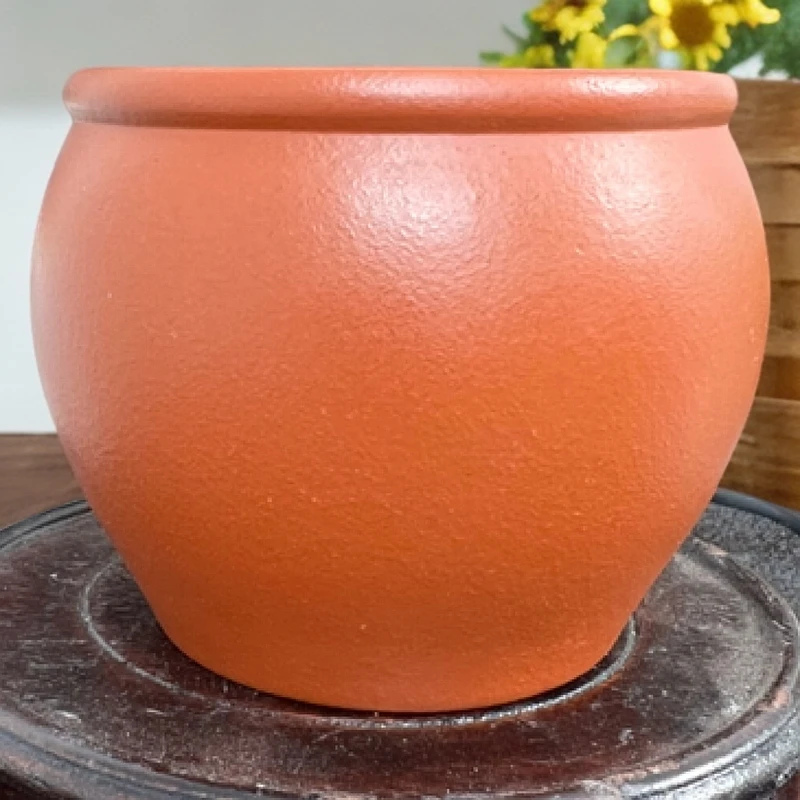 风水缸杯 小红泥 50目 200毫升容量主人杯