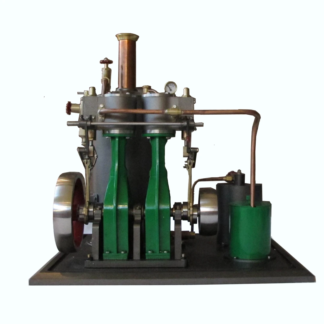 博万德1:80全铜锅炉丁烷气蒸汽动力老式蒸汽机模型live Steam