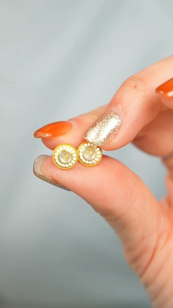 【闪购商品】翡翠耳饰银S925镶嵌11号-耳钉/姿/1