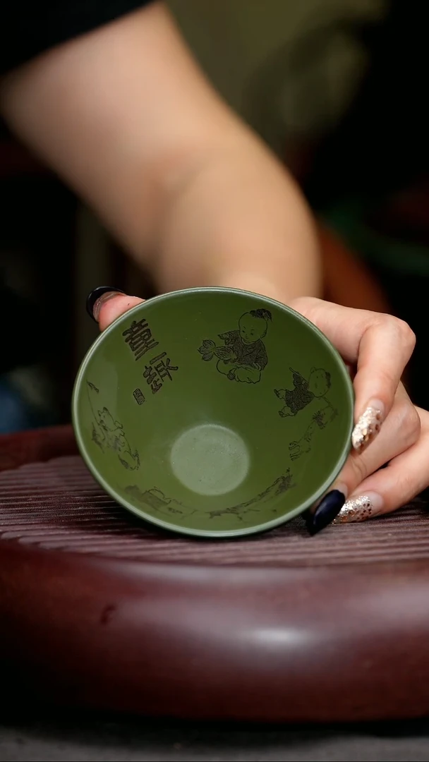 茶杯紫砂紫砂主人杯福利放漏